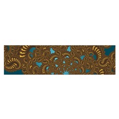 Fractal Abstract Satin Scarf (oblong) by Bajindul