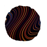 Fractal Mathematics Generated Standard 15  Premium Round Cushions Front