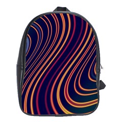 Fractal Mathematics Generated School Bag (xl) by Bajindul