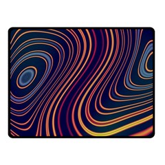 Fractal Mathematics Generated Double Sided Fleece Blanket (small)  by Bajindul