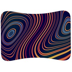 Fractal Mathematics Generated Velour Seat Head Rest Cushion by Bajindul