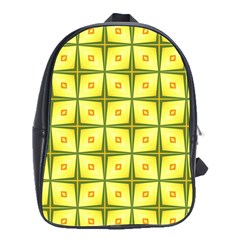 Background Pattern Gold School Bag (large) by Bajindul