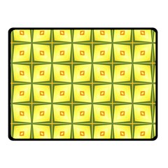 Background Pattern Gold Double Sided Fleece Blanket (small)  by Bajindul