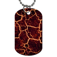 Lava Fire Dog Tag (two Sides) by Bajindul