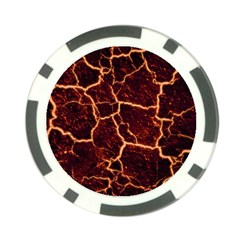 Lava Fire Poker Chip Card Guard by Bajindul