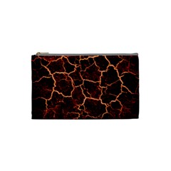 Lava Fire Cosmetic Bag (small) by Bajindul