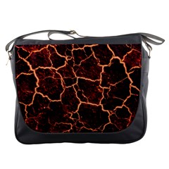 Lava Fire Messenger Bag by Bajindul