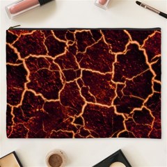 Lava Fire Cosmetic Bag (xxxl) by Bajindul