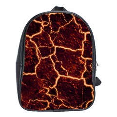 Lava Fire School Bag (xl) by Bajindul