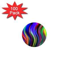 Lines Swinging Plasma Cross 1  Mini Magnets (100 Pack)  by Bajindul