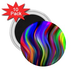 Lines Swinging Plasma Cross 2 25  Magnets (10 Pack)  by Bajindul