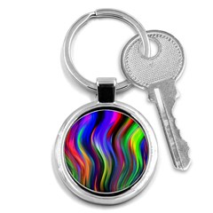 Lines Swinging Plasma Cross Key Chain (round) by Bajindul