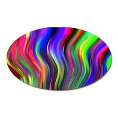 Lines Swinging Plasma Cross Oval Magnet by Bajindul