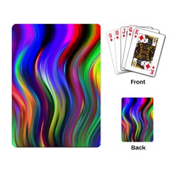 Lines Swinging Plasma Cross Playing Cards Single Design (rectangle) by Bajindul