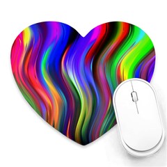 Lines Swinging Plasma Cross Heart Mousepads by Bajindul