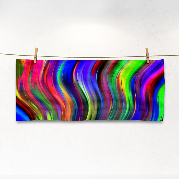 Lines Swinging Plasma Cross Hand Towel