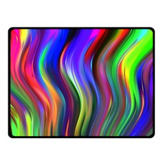 Lines Swinging Plasma Cross Fleece Blanket (small) by Bajindul