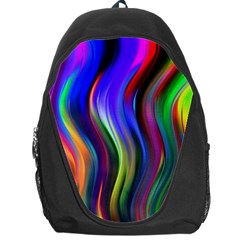 Lines Swinging Plasma Cross Backpack Bag by Bajindul