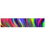 Lines Swinging Plasma Cross Small Flano Scarf Front