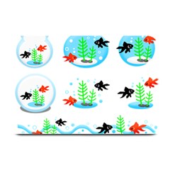 Fish Goldfish Water Plate Mats by Bajindul