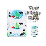 Fish Goldfish Water Playing Cards 54 Designs (Mini) Front - Spade6