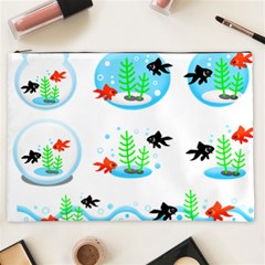 Fish Goldfish Water Cosmetic Bag (xxl) by Bajindul