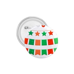 Christmas Bunting Banners Tasse 1 75  Buttons by Bajindul