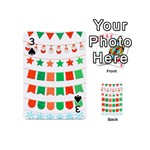 Christmas Bunting Banners Tasse Playing Cards 54 Designs (Mini) Front - Spade3