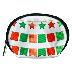 Christmas Bunting Banners Tasse Accessory Pouch (medium) by Bajindul