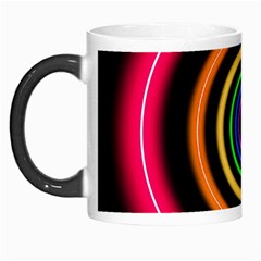 Neon Light Abstract Morph Mugs by Bajindul