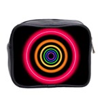 Neon Light Abstract Mini Toiletries Bag (Two Sides) Back