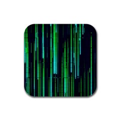 Background Blur Rubber Square Coaster (4 Pack)  by Bajindul