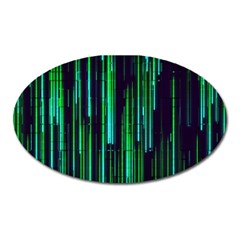 Background Blur Oval Magnet by Bajindul