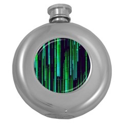 Background Blur Round Hip Flask (5 oz)