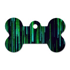 Background Blur Dog Tag Bone (two Sides) by Bajindul