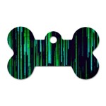 Background Blur Dog Tag Bone (Two Sides) Front