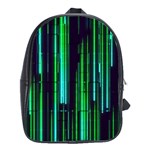 Background Blur School Bag (XL) Front