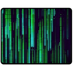 Background Blur Double Sided Fleece Blanket (Medium) 