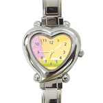 Geometric Botany Brochure Heart Italian Charm Watch Front