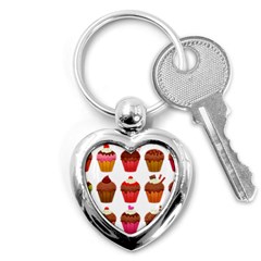 Chocolate Cake Muffin Key Chain (heart) by Bajindul