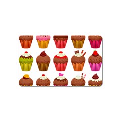 Chocolate Cake Muffin Magnet (name Card) by Bajindul