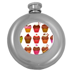 Chocolate Cake Muffin Round Hip Flask (5 Oz) by Bajindul