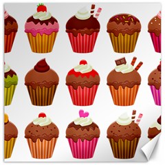 Chocolate Cake Muffin Canvas 20  X 20  by Bajindul