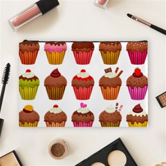 Chocolate Cake Muffin Cosmetic Bag (large) by Bajindul