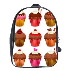 Chocolate Cake Muffin School Bag (large) by Bajindul