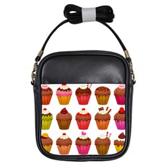 Chocolate Cake Muffin Girls Sling Bag by Bajindul