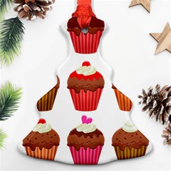 Chocolate Cake Muffin Ornament (christmas Tree)  by Bajindul