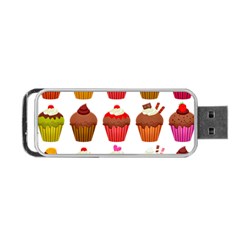 Chocolate Cake Muffin Portable Usb Flash (one Side) by Bajindul