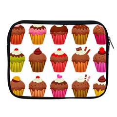 Chocolate Cake Muffin Apple Ipad 2/3/4 Zipper Cases by Bajindul