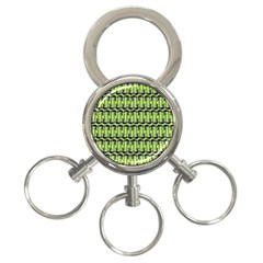 Guitars Musical Instruments 3-ring Key Chain by Bajindul